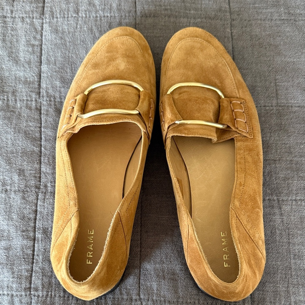 Frame suede loafers